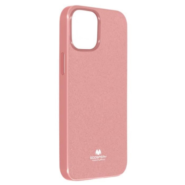 iPhone 13 Mini Silikon Gel Shiny Effect Fodral Mercury rosa Rosa