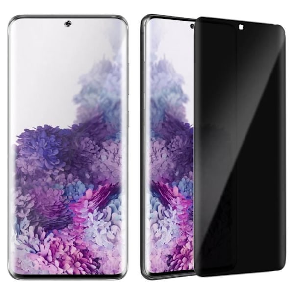Filmanskydd - Samsung - Galaxy S20 Ultra - Härdat glas 9H - Ultra-tunt - Optimal skydd Svart
