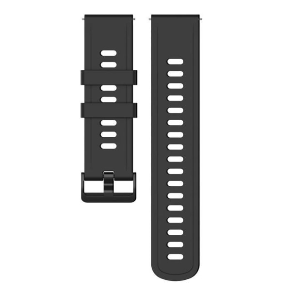 Rem för Xiaomi Watch S1 Active / Watch Color 2 - AVIZAR - Svart - Mjuk och hållbar silikon - Bredd 22 mm Svart