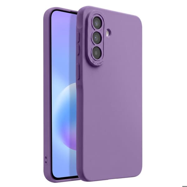 Silicone Cover til Samsung Galaxy A57 Forstærket Kamera Beskyttelse Lilla Violett