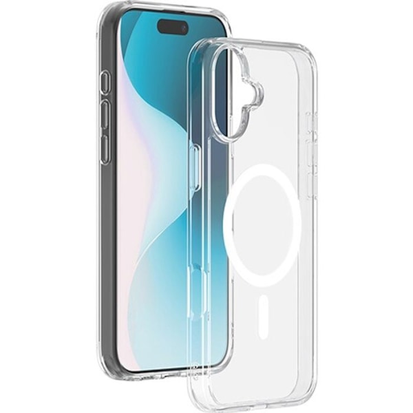 Hybridskal - BigBen Connected - iPhone 16 Plus - Transparent - Kompatibel med MagSafe - 2 års garanti Transparent