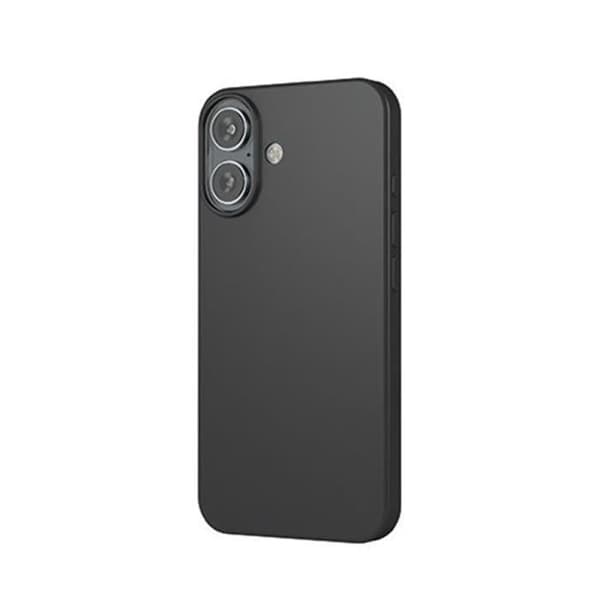 Cover til iPhone 16 - MW - Oléofobisk Silikone - Ridsefast - Sort - Fleksibel Svart