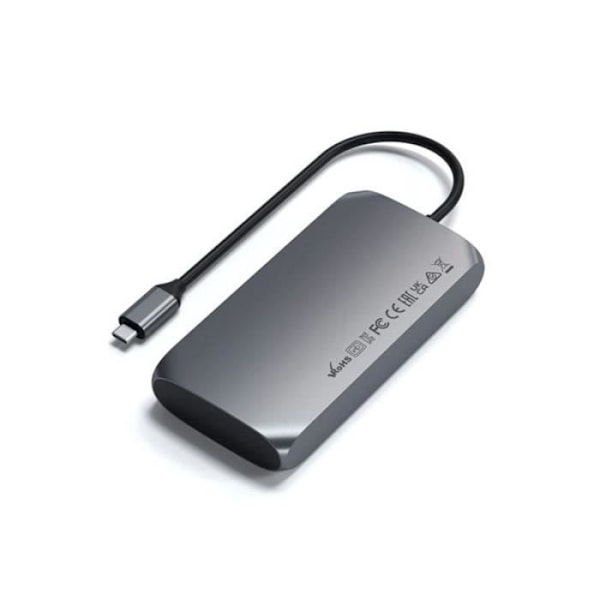 USB-C Virtapaneeli 85W HDMI 4K iMac/MacBook/iPad 5 Gbps Satechi Harmaa