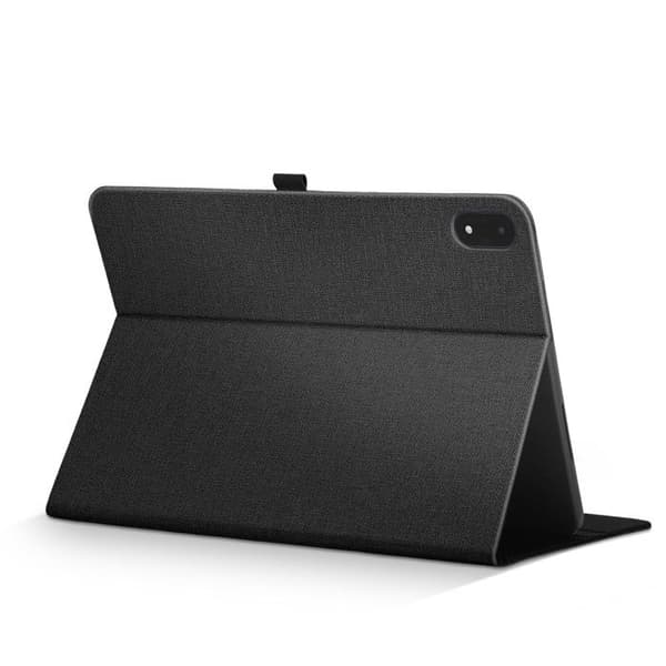 Etui til OnePlus Pad 3 Læderlook med Støtte og Kortlomme Sort Svart