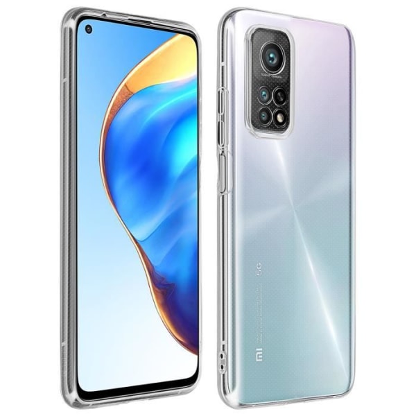 Skyddsfodral - AVIZAR - Xiaomi Mi 10T / 10T Pro - Flexibel - Ultra-tunn - Transparent Vit Vit