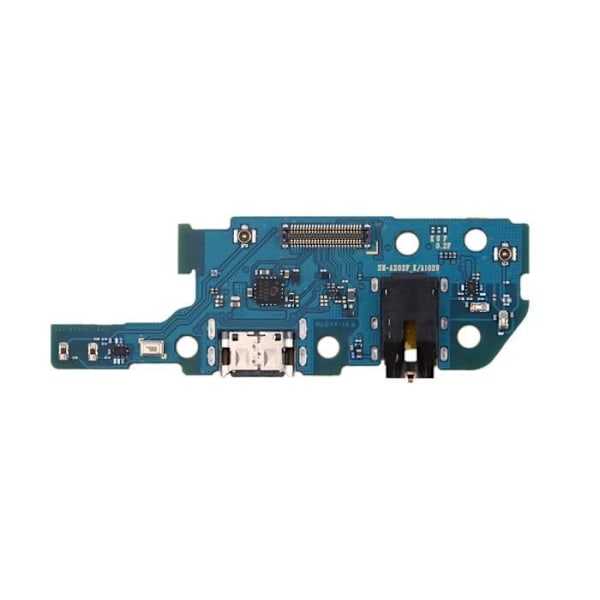 Opladerconnector - Samsung - Galaxy A20e - USB-C - Jack 3.5mm - Sort Svart
