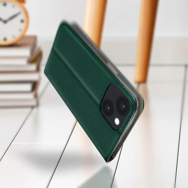 iPhone 14 etui - AVIZAR - Kortholder, Video Support, Magnetisk - Grøn Grön