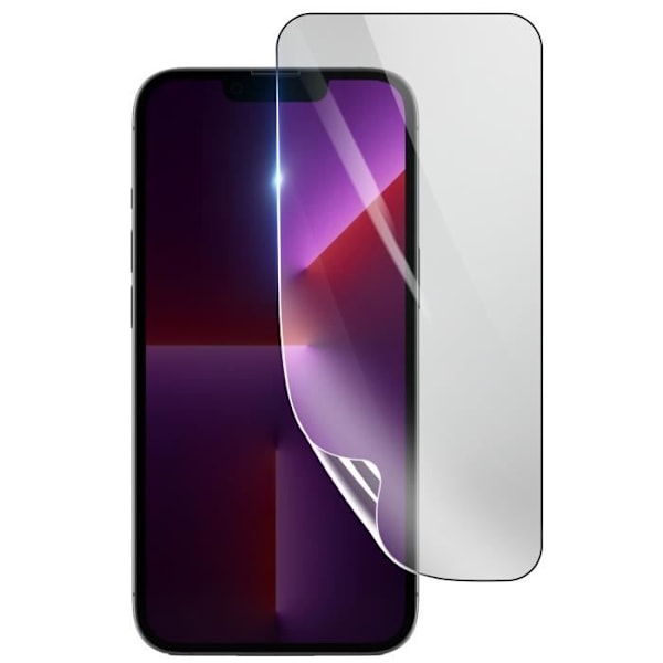 Näytönsuoja - 3MK - iPhone 13 Pro - Iskunkestävä Hydrogeeli - Läpinäkyvä - Naarmuuntumaton Transparent