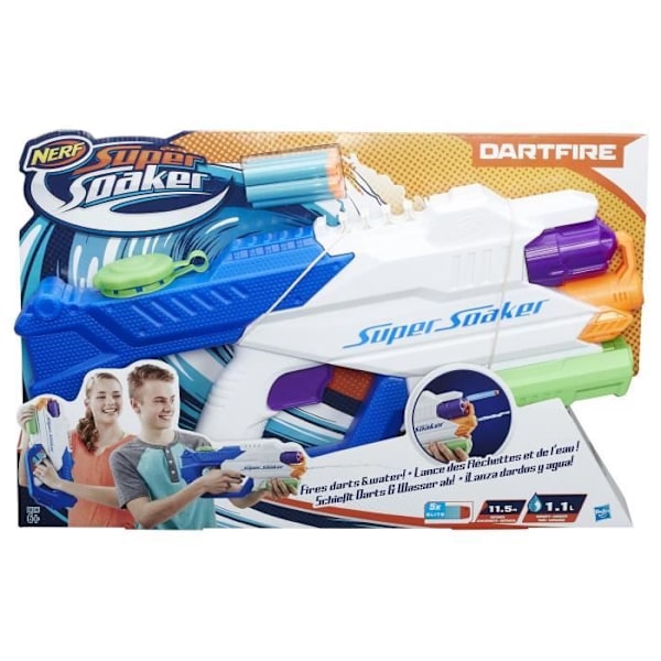 NERF SUPER SOAKER - Dartfire - Vesipyssy