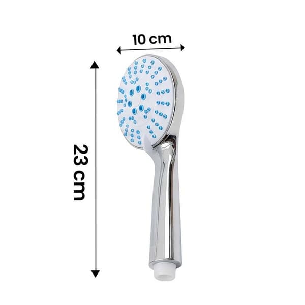 Duschhuvud - AVIZAR - Set - Flexibel 1,5 m - Kromad - ABS Grå
