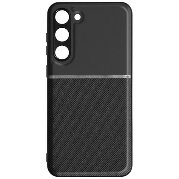 Fodral kompatibelt med Samsung S23 Plus Anti-fingerprint Black Fodral