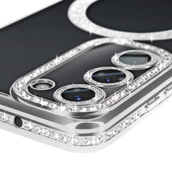 Coque - AVIZAR - Samsung Galaxy S23 - Rigide - Argent - Kompatibel med MagSafe Grå