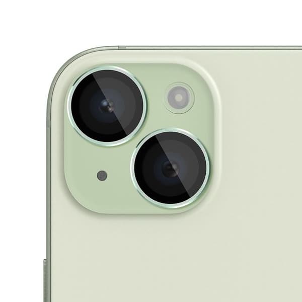 Kamerabeskyttelse til iPhone 15 / 15 Plus Anti-Ridser Rhinoshield Grøn