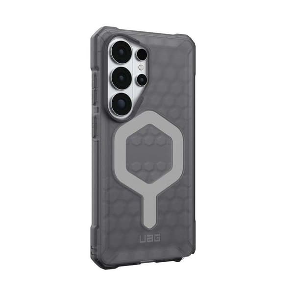 Skydd för Galaxy S26 Ultra MagSafe Hexagonmönster Essential Armor UAG Grå Grå
