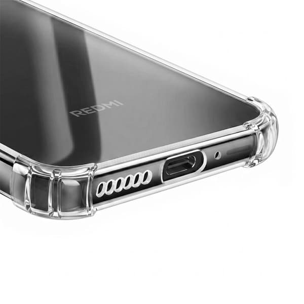 Coque Bumper til Xiaomi Redmi Note 17 Pro Max Stødabsorberende med Forstærkede Hjørner Zanaé Transparent Vit