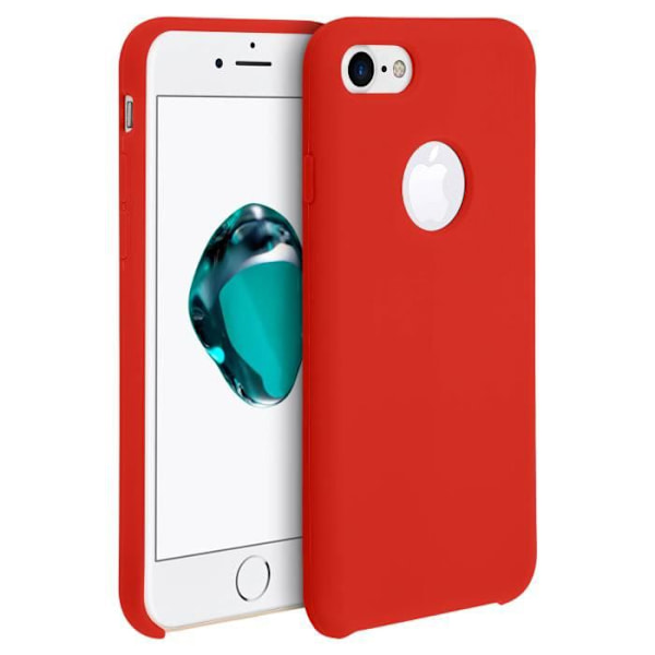 Coque - Apple - iPhone 7 / 8 - Mjuk - Ripskydd - Röd Röd