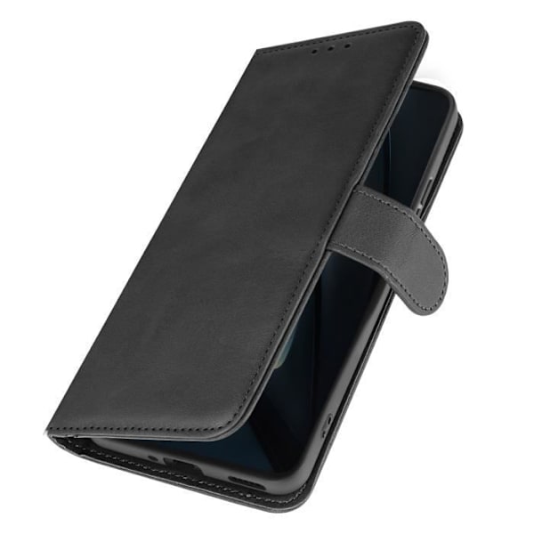 Etui til Xiaomi Poco F6 Pro Flip Wallet Stand Vintage Style Black Svart