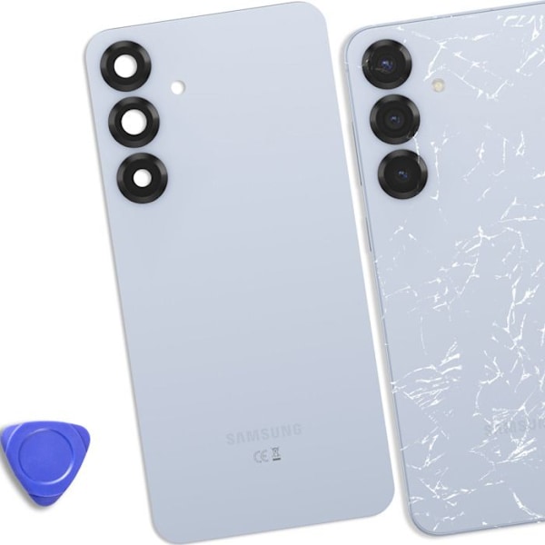 Takakansi Samsung Galaxy S25 Plus Alkuperäinen Huoltopakkaus Samsung Vaalea Sininen Blå