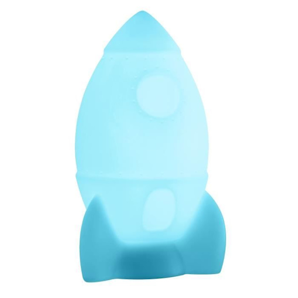 Valoilla varustettu Bluetooth-kaiutin - BIGBEN - BTLSROCKET - Kantama 10m - Akun kesto 8h - Valkoinen Flera färger