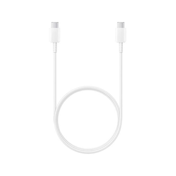 USB-C-USB-C 3A kaapeli 25 W lataus ja synkronointi 1,8 m Samsung White Vit