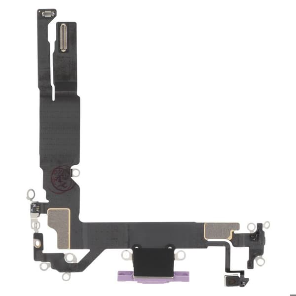 USB-C opladerstik til iPhone 17 med indbygget mikrofon i lavendel Violett