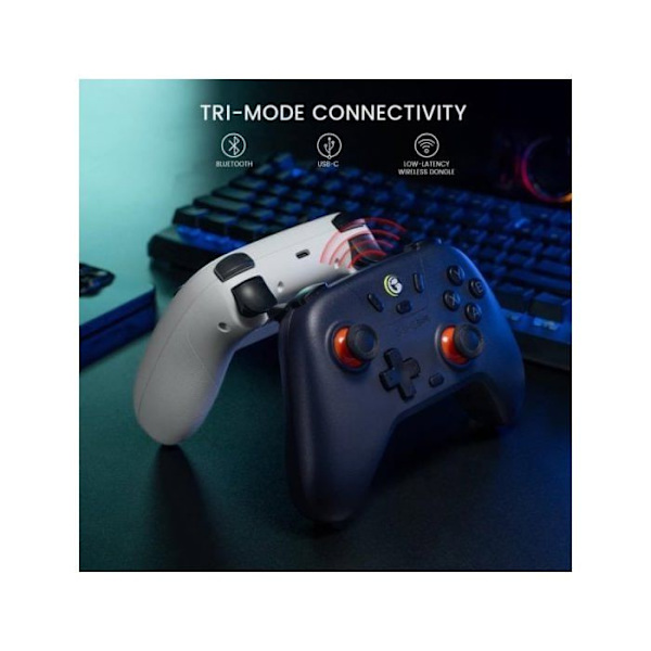 Spillecontroller - GameSir - Nova Lite - Trådløs - Vibration - Stellar Hvid Stjärnvit