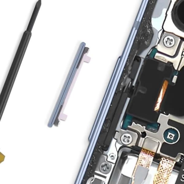 Lydknap - SAMSUNG - Galaxy Z Flip 6 - 100% Original - Service Pack - Blå Blå
