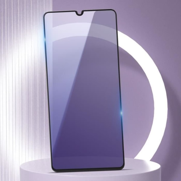 Näytönsuojus - AVIZAR - Samsung Galaxy A50/A30s - Kovakarkaistu lasi - Sinivalosuojattu - Kovuus 9H Svart