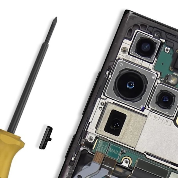 Power knap til Samsung Galaxy S22 Ultra Original Samsung Sort Svart