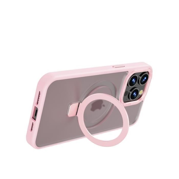 Fodral för iPhone 15 Pro Max med Ring Stand Funktion MagSafe Muvit Pink