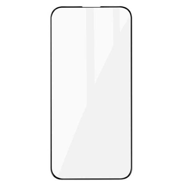 Härdat glas - BLUESTAR - iPhone 14 Pro Max - 9H hårdhet - 2,5D fasade kanter - Full vidhäftning Svart