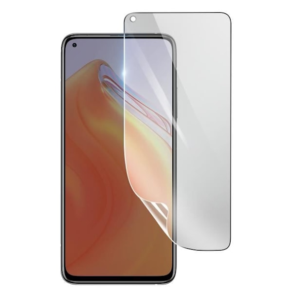 Näytönsuoja - 3MK - Xiaomi Mi 10T - Iskunkestävä Hydrogeeli - Läpinäkyvä - Naarmuuntumaton Transparent
