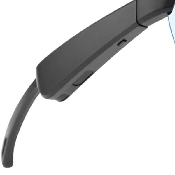 Smart Briller - AVIZAR - Model Atlas - Mørkede Solglas - Batteritid 6 timer - Knoglesans Blå