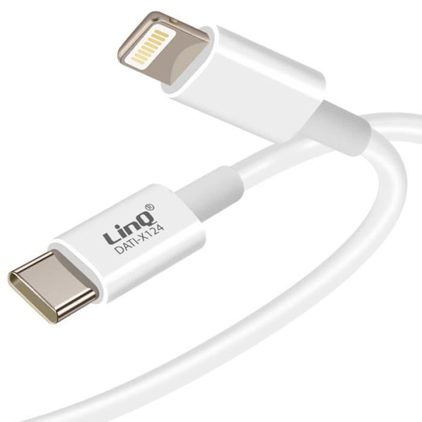 USB-C - Lightning - LinQ - 20W - Nopea Lataus - 1m - Yhteensopivuus Yleinen Vit