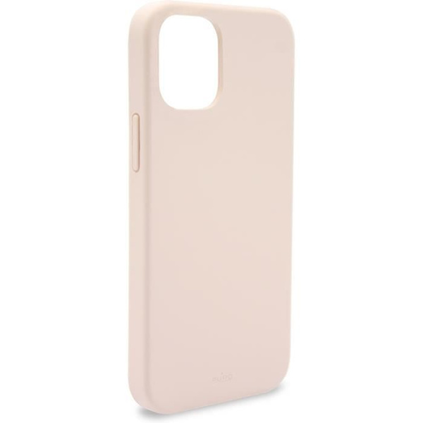 Silikonecase - PURO - ICON - iPhone 13 Pro Max - Rosa - Blød - Trendy Rosa
