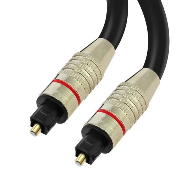 Optisk Audio Digital Kabel Toslink 2m LinQ - Sort