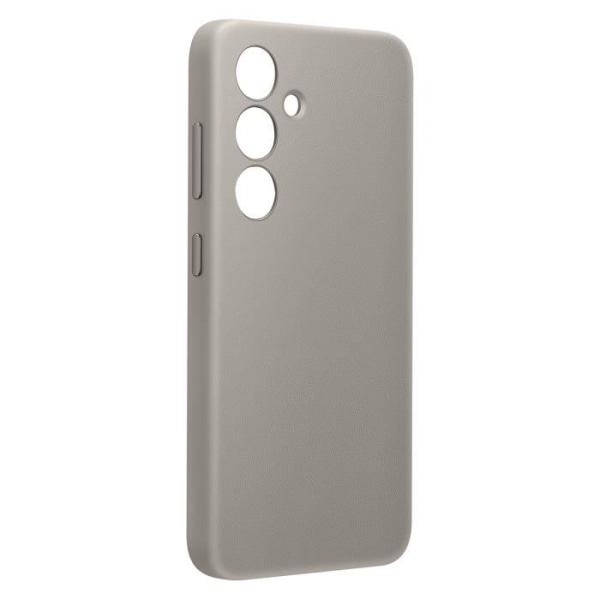 Fodral till Samsung Galaxy S24 Plus Vegan Läderkamera Skyddad Samsung Grey Grå