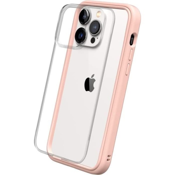 RHINOSHIELD etui kompatibelt med [iPhone 14 Pro Max] | Mod NX - Beskyttelse med stødabsorberingsteknologi - Pink Rosa