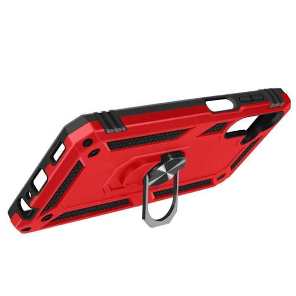 Fodral för Samsung Galaxy A15 5G Hybrid Ring Magnetic Support Röd Röd