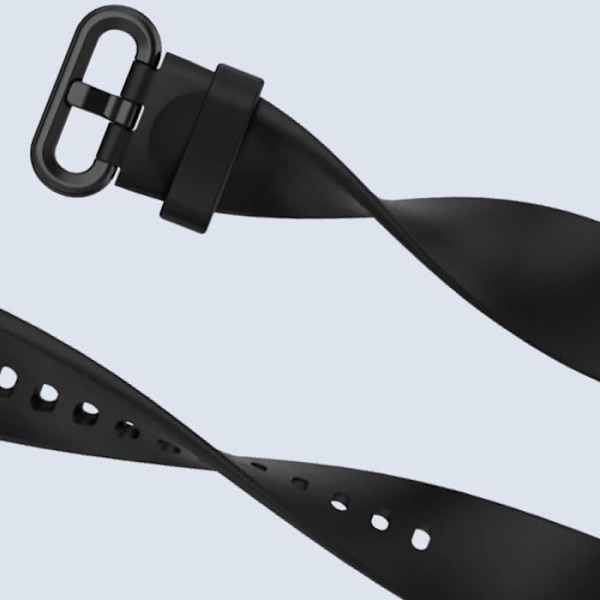 Xiaomi Redmi Watch og Mi Watch Lite Soft-touch Silikone Sport Armbånd sort