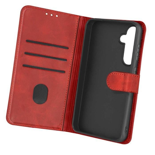 Suojakuori on yhteensopiva Samsung Galaxy S23 FE Vintage Red Flip -kotelon kanssa