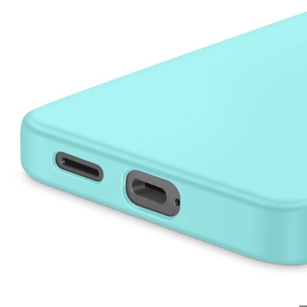 Coque - AVIZAR - Galaxy S25 Edge - Semihård Silikone - Soft-Touch - Turkis Blå