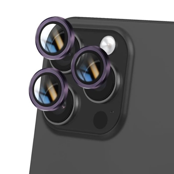 Likaamaton kamerapanssarilasi iPhone 16 Pro Dureté 9H naarmuuntumaton violetti Lila