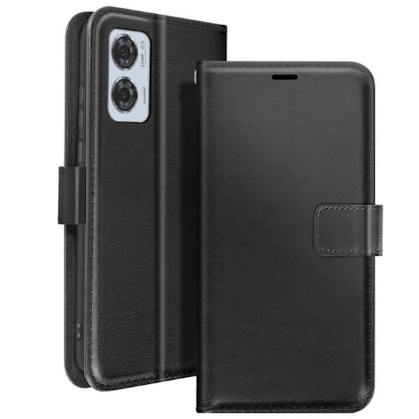 Etui til Motorola Edge 50 Fusion Lomme med Håndledsrem Mayaxess Sort Svart