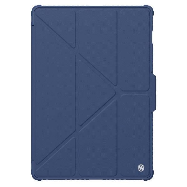 Stötsäkert fodral för Samsung Tab S9 Plus Flip Multi-Angle Support Nillkin Midnight Blue