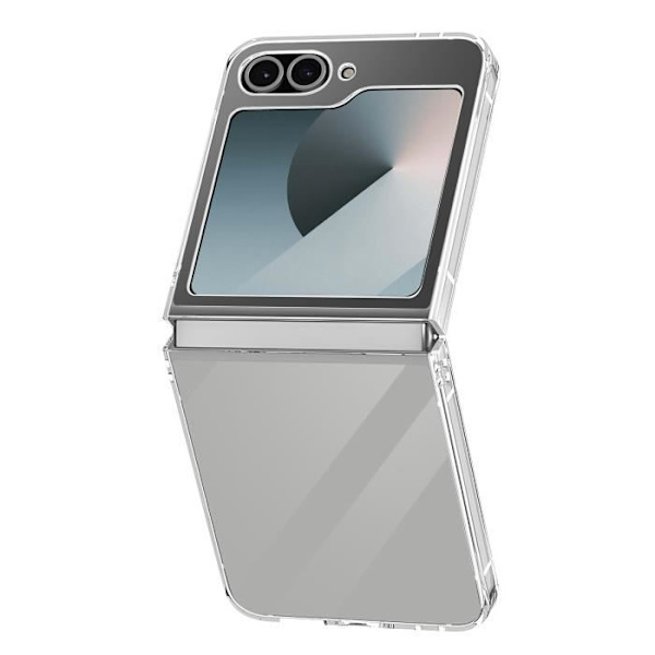 Läpinäkyvä kova suojakuori Samsung Galaxy Z Flip 6:lle Transparent