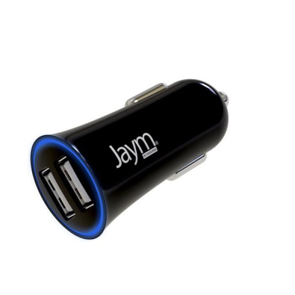 KOMBO TYP-C KABEL 1M + 2 USB 12W BILLADDARE SVART - JAYM®