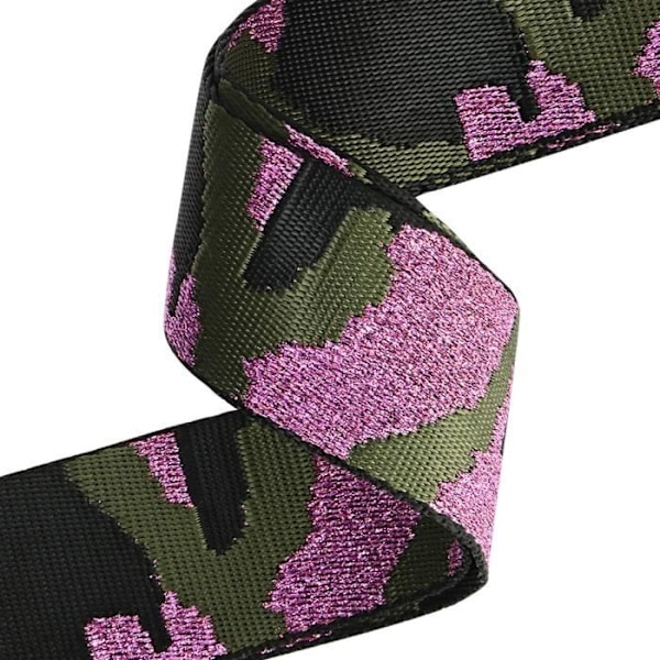 Telefonaccessoar - Axelrem - Glit Camo-mönster - Glittrande kamouflage - Svart - Unisex Svart