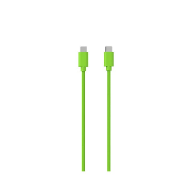 USB-C - USB-C -kaapeli 3A lataukseen ja synkronointiin Collection POP 1,5m Jaym Vihreä Grön