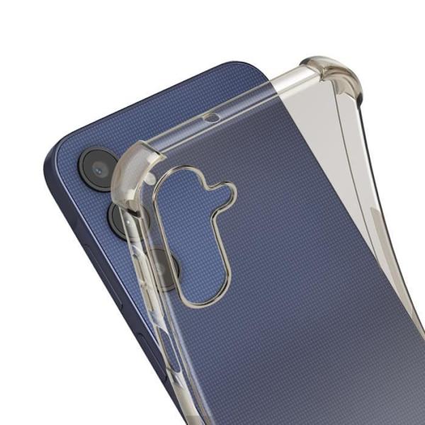 Stötsäkert fodral - IMAK - Samsung A25 5G - Silikon - Transparent Svart - Tunt och lätt Svart